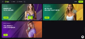Mateslots recurring promotion card showing a current cashback offer